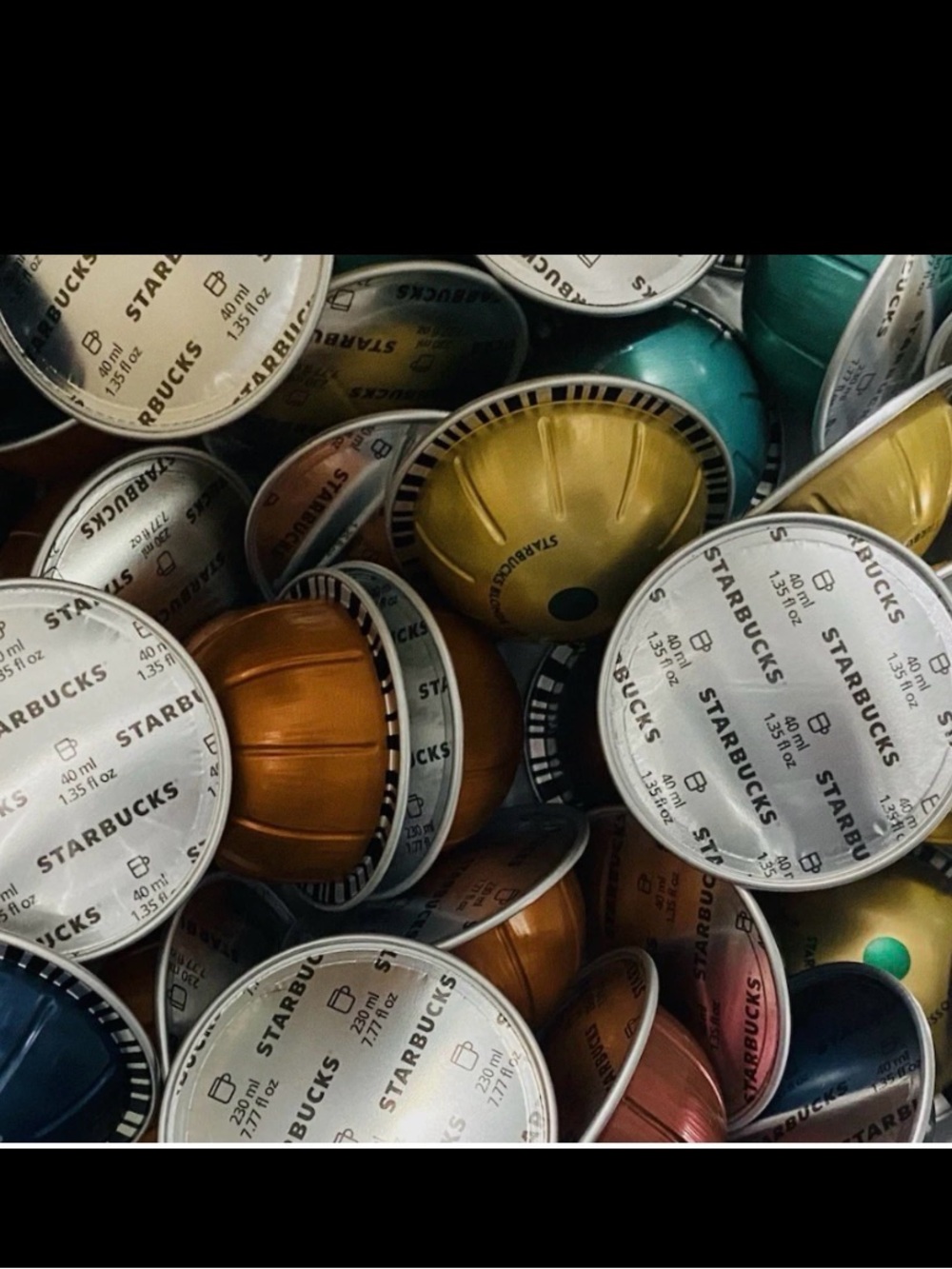 Starbucks by Nespresso Vertuo pod Variety Bulk Pack Coffee Capsules Pods 68 Ct